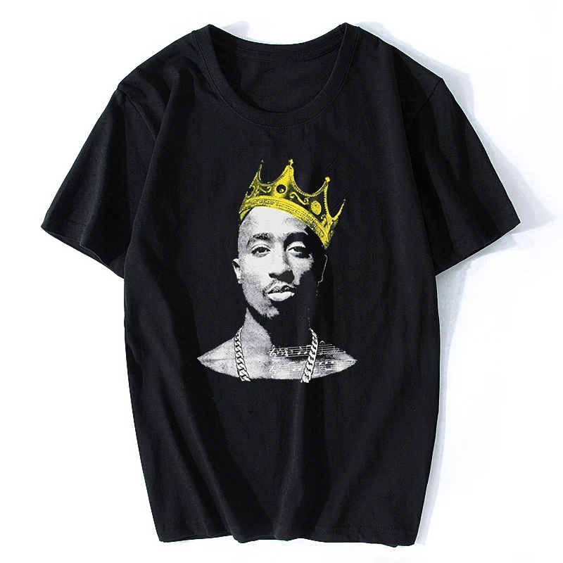 Tupac 2PAC R. I. P Moda Kratek Rokav T Shirt Tiskani Bombaž Vrh Tees Priložnostne Hip Hop Rock N Vratu Rock Glasbe Tee Rap Majica 2020