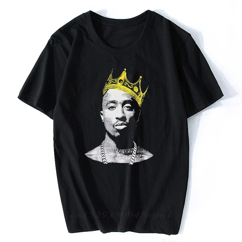 Tupac 2PAC R. I. P Moda Kratek Rokav T Shirt Tiskani Bombaž Vrh Tees Priložnostne Hip Hop Rock N Vratu Rock Glasbe Tee Rap Majica