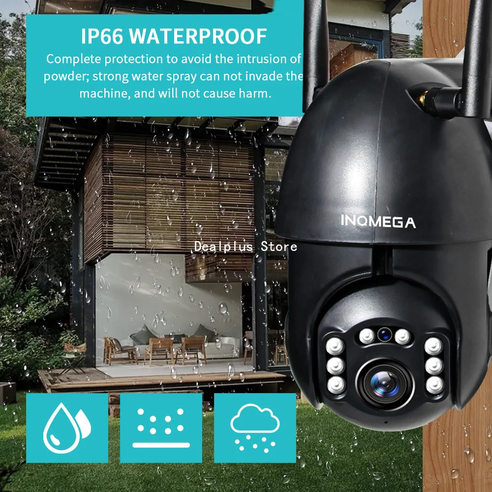 TUYA Smart Življenje WiFi IP Kamera 1080P HD Prostem PTZ Kamera Brezžična CCTV varnosti Nepremočljiva Cam Podporo za Google Doma Alexa