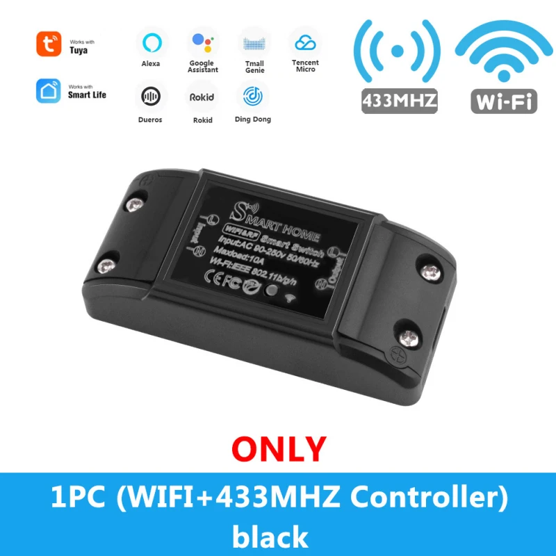 Tuya WiFi+RF 433 WIFI Smart Stikalo Modul za Daljinski Nadzor Štiri Metode Nadzora Podporo googlova Domača stran Amazon Alexa Smart Stikalo