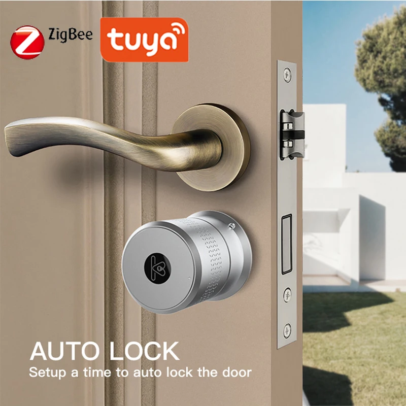 Tuya Zigbee Smart Lock Valj Prstnih Zaklepanje Bluetooth, WIFI, Zaklepanje Vrat Za Pametni Dom Zaklepanje Pametna Vrata LockAutomactic Zaklepanje