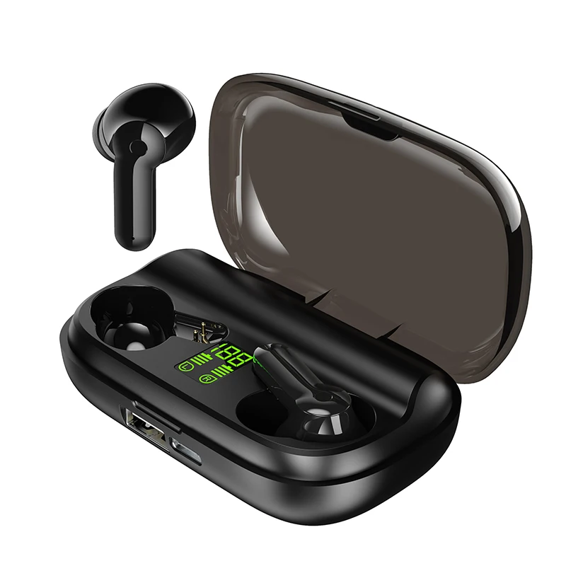 TWS Bluetooth 5.0 Slušalke 2200mAh Polnjenje Box Brezžične Slušalke 9D Stereo Šport Nepremočljiva in-Ear Slušalke Z Mikrofonom