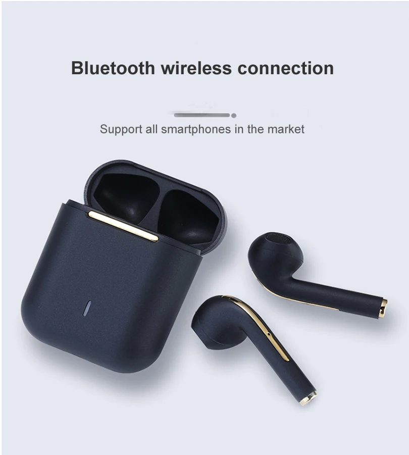 TWS Brezžična EarphoneWith Polnjenje Box Stereo Športni Dotik Nepremočljiva Čepkov Slušalke Za Vse Pametni Telefon