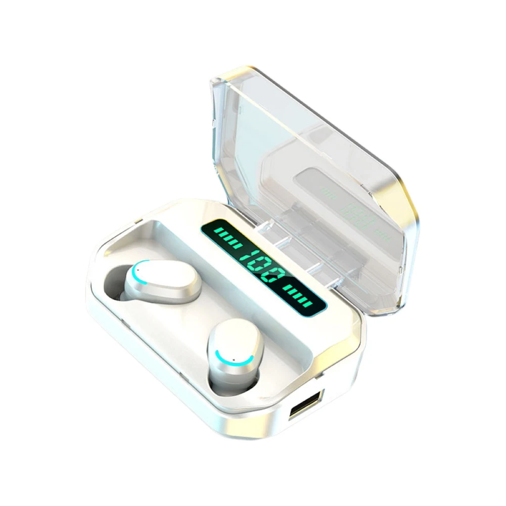 TWS Brezžična tehnologija Bluetooth 5.0 Slušalke Binaural Brezžični Intelligent Touch Kontrole za Zmanjševanje Hrupa Stereo 2200mah Polnjenje Box