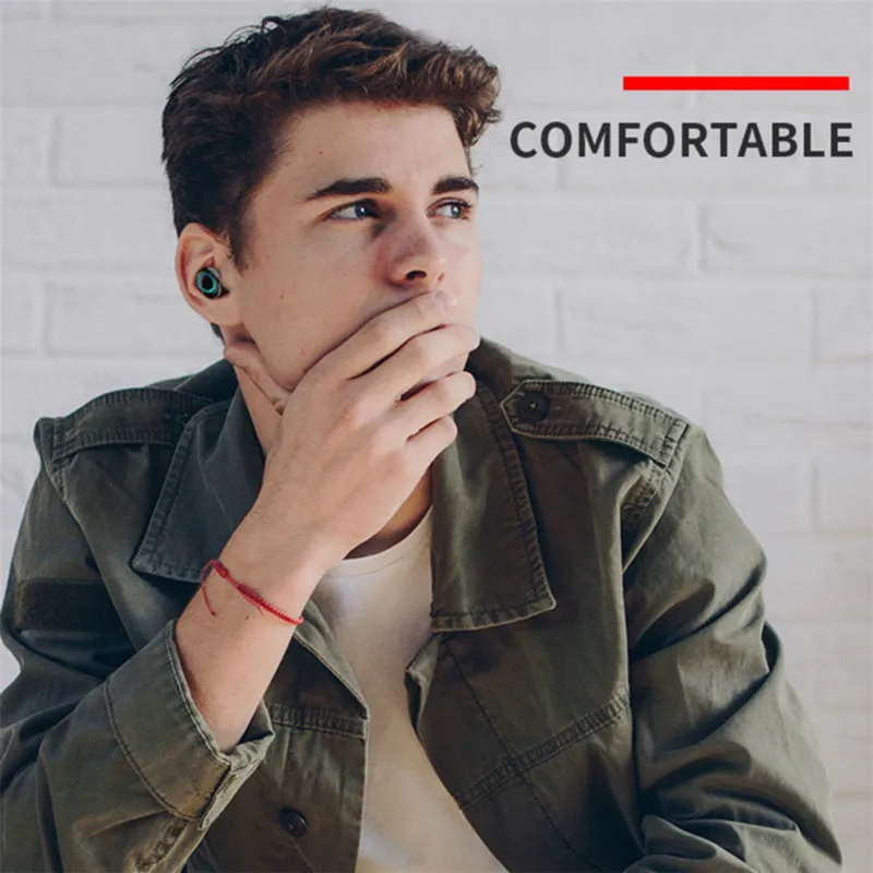 Tws Brezžične Bluetooth Slušalke S11 Touch Kontrole V Uho Slušalke z Mikrofonom 3500 mAh Moči Banke Mini Čepkov