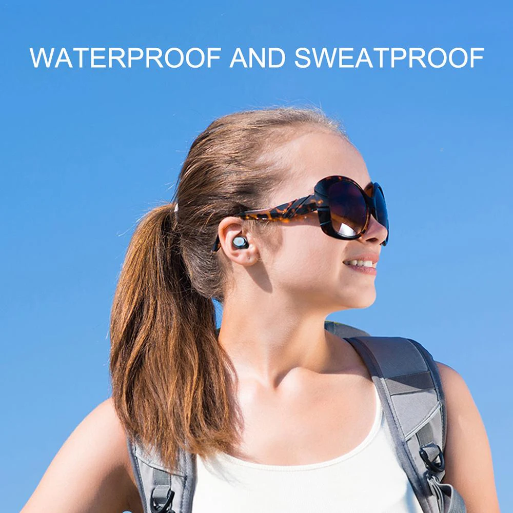 TWS Brezžične Slušalke Bluetooth 5.0 Slušalke Touch Kontrole Čepkov Šport Teče Samodejno Seznanjanje Slušalke Z Dvojno Mic Slušalke