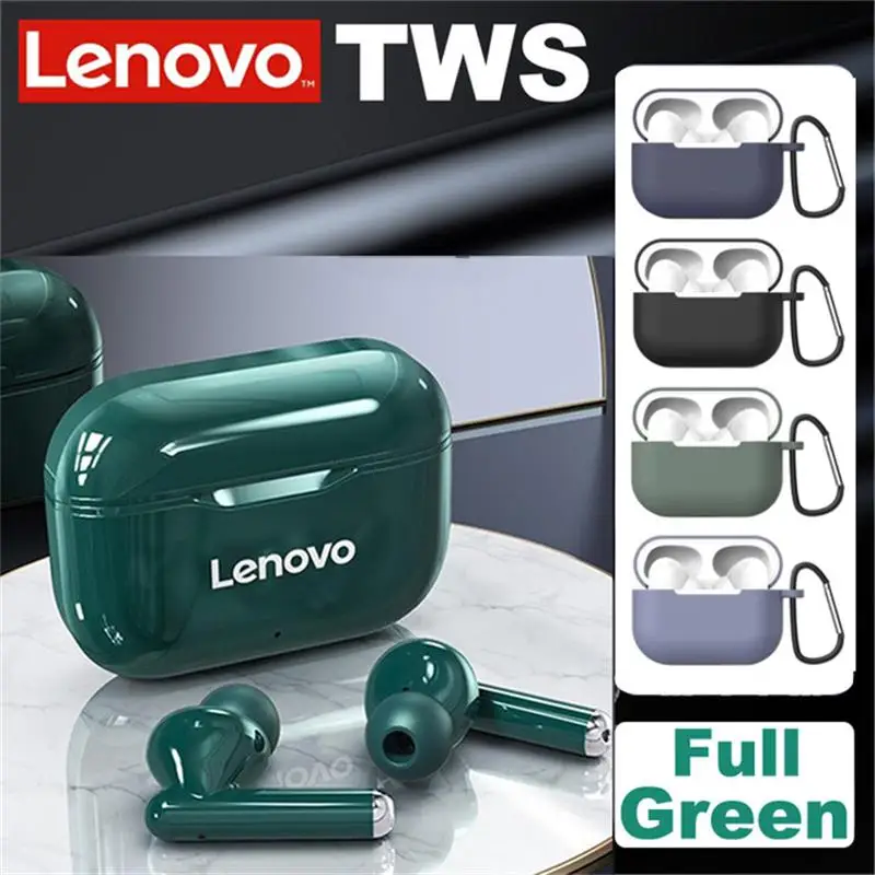 TWS Slušalke Lenovo LP1 Bluetooth 5.0 Čepkov Brezžično Polnjenje Polje 9D Stereo Šport Vodotesne Slušalke Z Mikrofon Mic