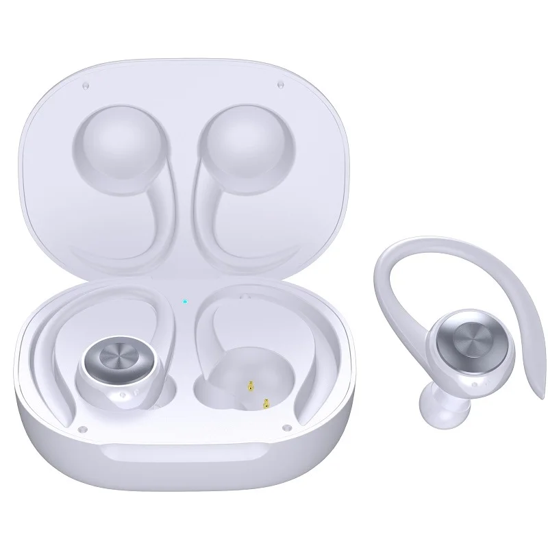 TWS Šport Brezžične Slušalke Bluetooth Slušalke Ear Kavelj z Mikrofonom Nepremočljiva Teče šumov Stereo Čepkov