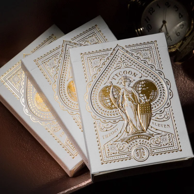 Tycoon, Slonovine, Igranje kart, ki jih Teorija 11 Zbirateljske Cardistry Kartice 1Pcs Novo Zaprti Čarobno Krova Rekviziti Magia Triki
