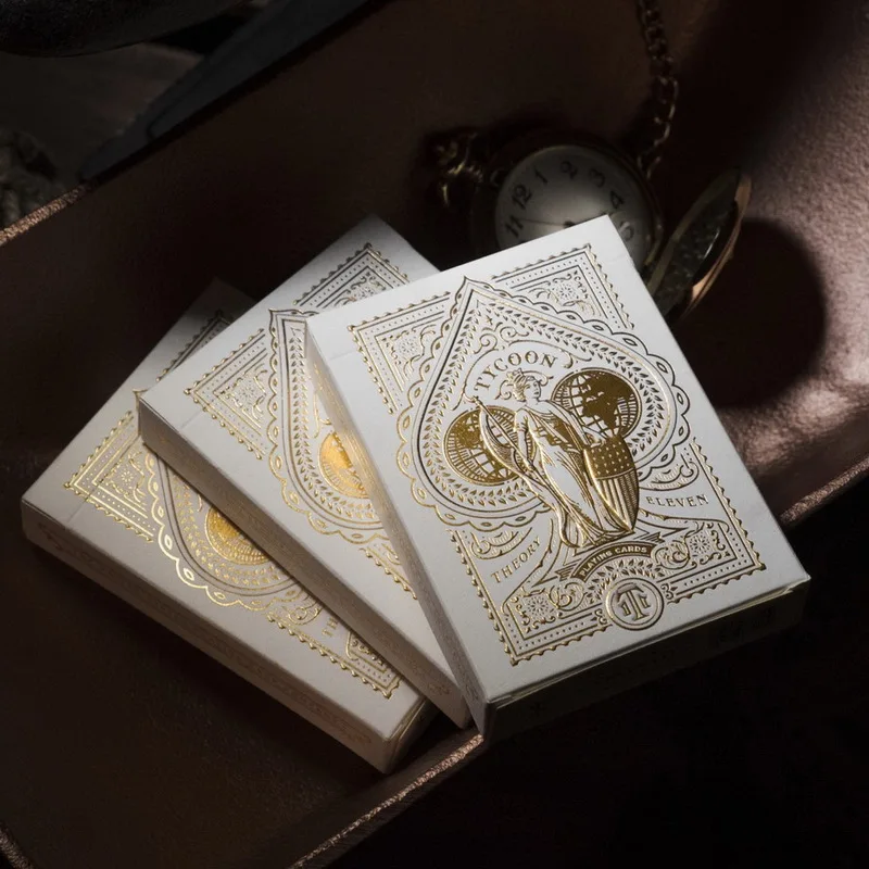 Tycoon, Slonovine, Igranje kart, ki jih Teorija 11 Zbirateljske Cardistry Kartice 1Pcs Novo Zaprti Čarobno Krova Rekviziti Magia Triki
