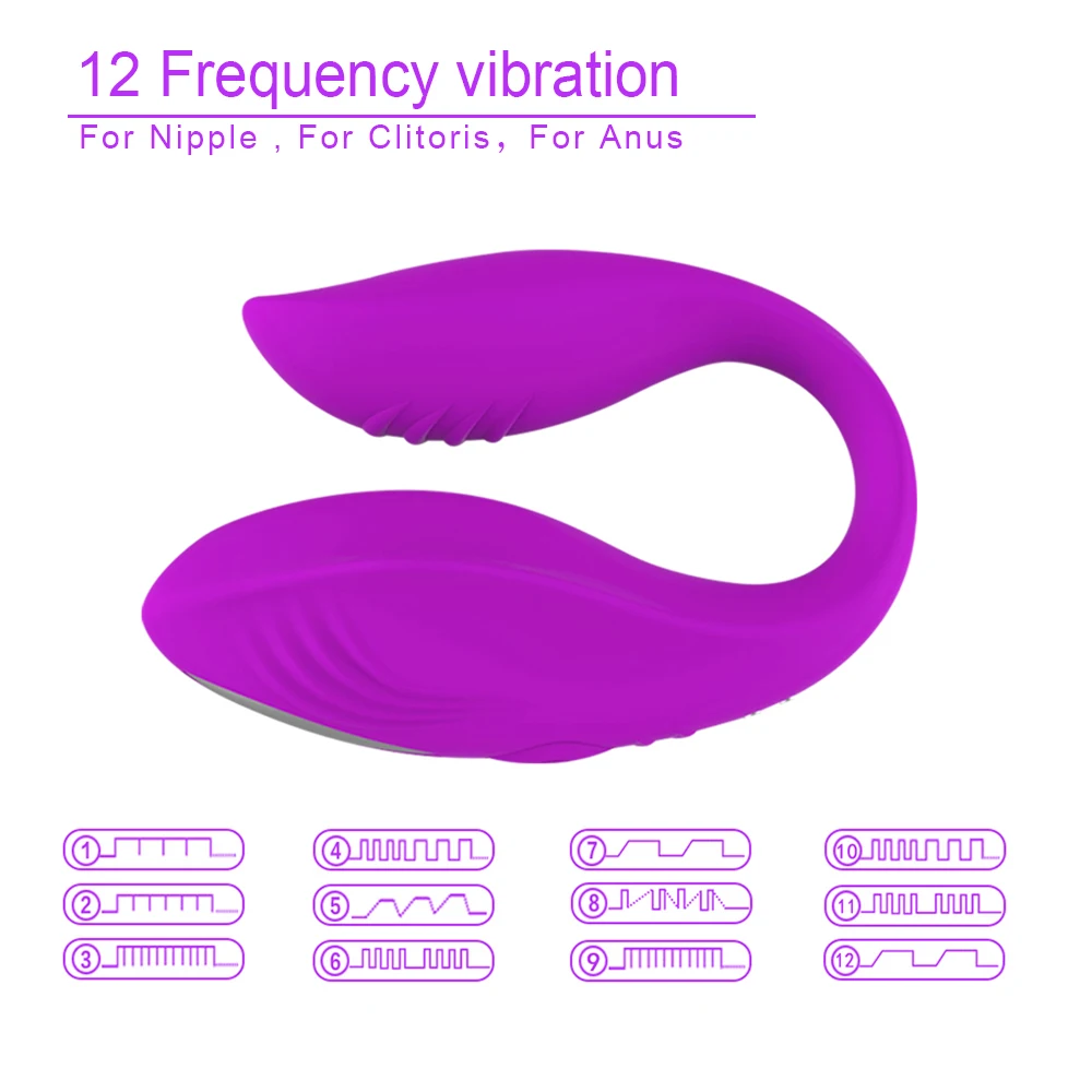 U Silikonska Stimulator Dvojno Vibratorji Sex Igrača Za Žensko Brezžični Vibrator Odraslih Igrače Za Pare, USB Polnilne Dildo G Spot