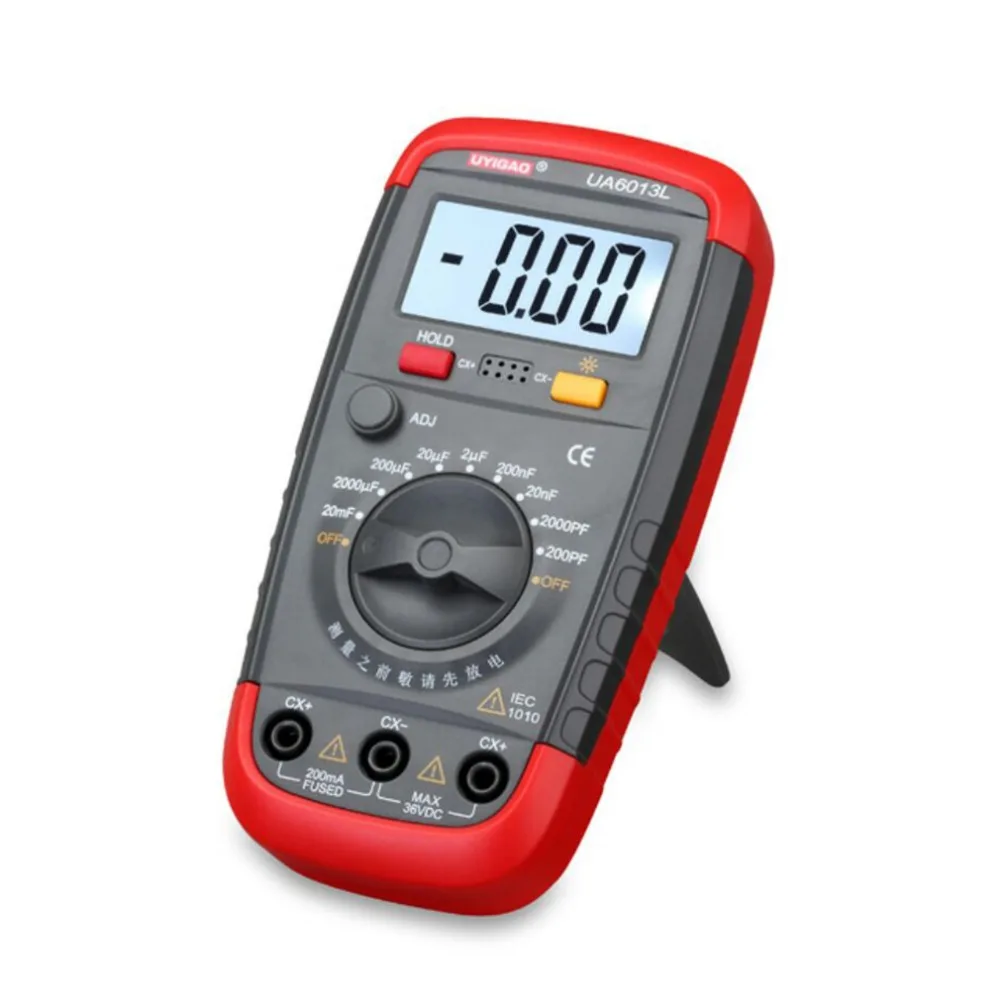 UA6013L Auto Območje Digitalne LCD Kondenzator Kapacitivnosti Test Meter Multimeter za Merjenje Tester Meter