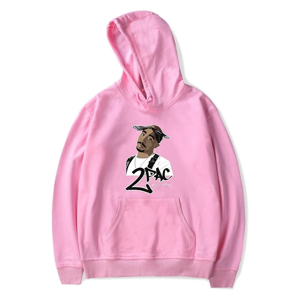 Ulične Hoodies 2Pac Tupac Moški pulover s kapuco Majica Moški Zimski Flis Pulover, Oblačila za Ženske Harajuku Vrhovi Hoodies