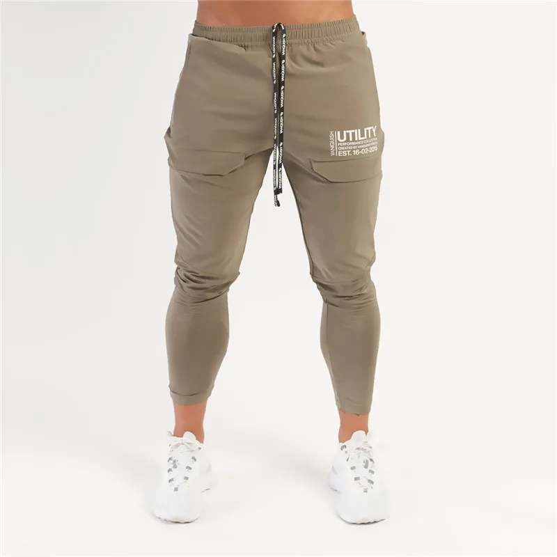 Ulične moške hlače 2020 jeseni nove modne hlače priložnostno jogger tanke stretch fitnes sweatpants trening moška oblačila