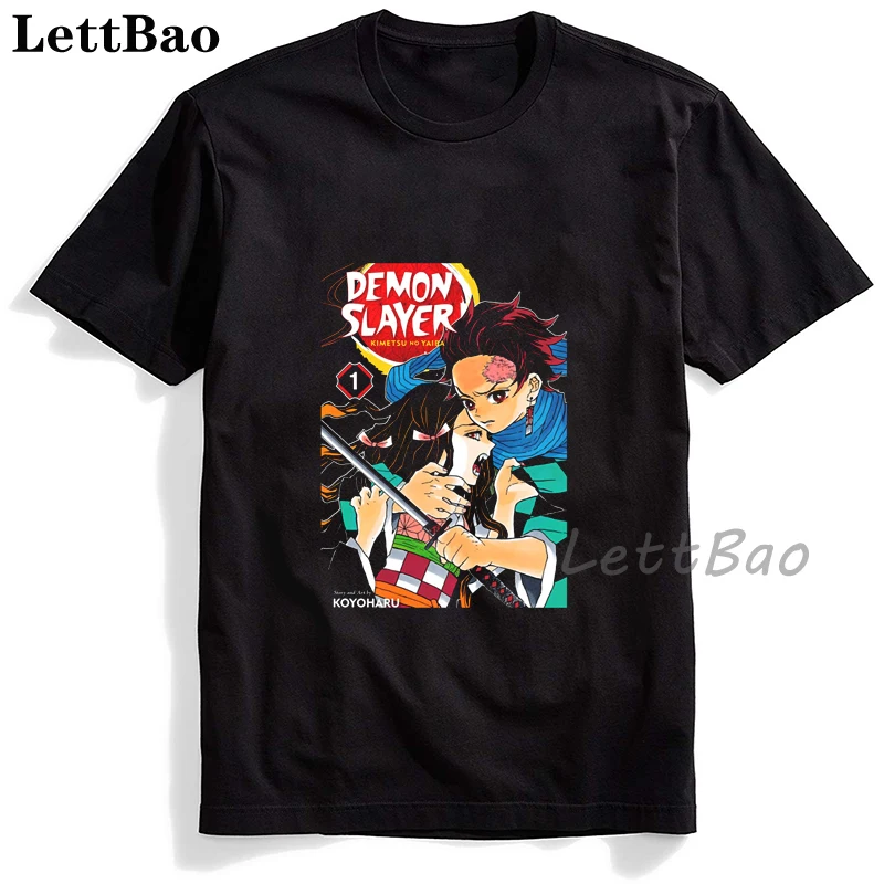Ulične Nezuko Smešno Risanka Tshirt Moški Unisex Kimetsu Ne Yaiba T-shirt Demon Slayer Moda Grafični T Shirt Anime Top Moški