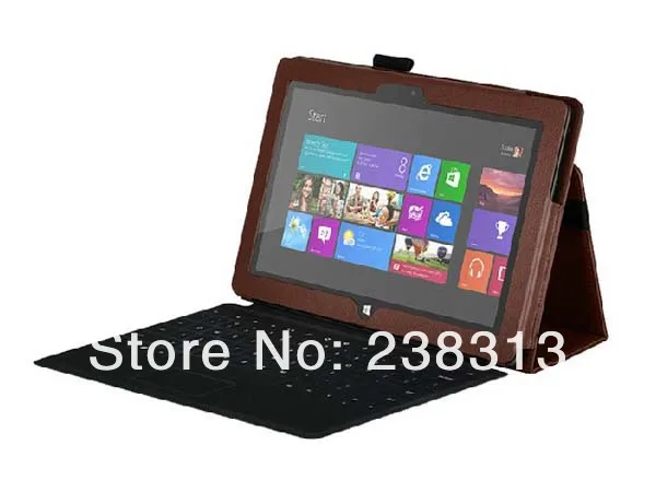 Ultra Slim Litchi Projekcijska Stojala Usnja, Kože Kritje Funda Primeru Za Microsoft Surface RT 1 2 RT1 RT2 Tablet + Zbriši Zaslon Patron