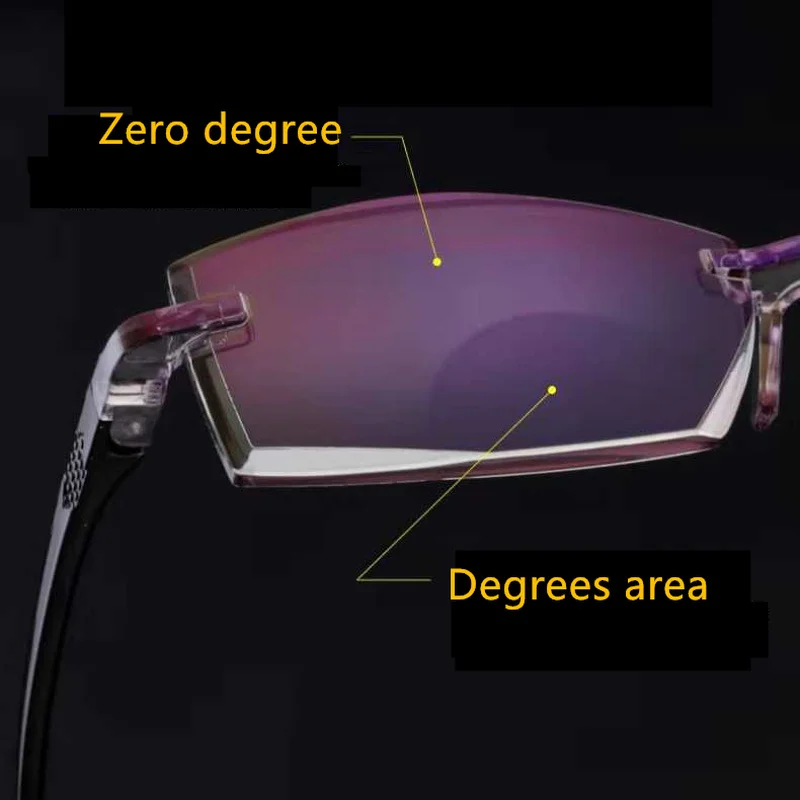 Ultralahkih Rimless Obravnavi Očala Proti Modre Svetlobe Sevanje Računalnik Presbyopia Bralci spectacleso Bralec Očala