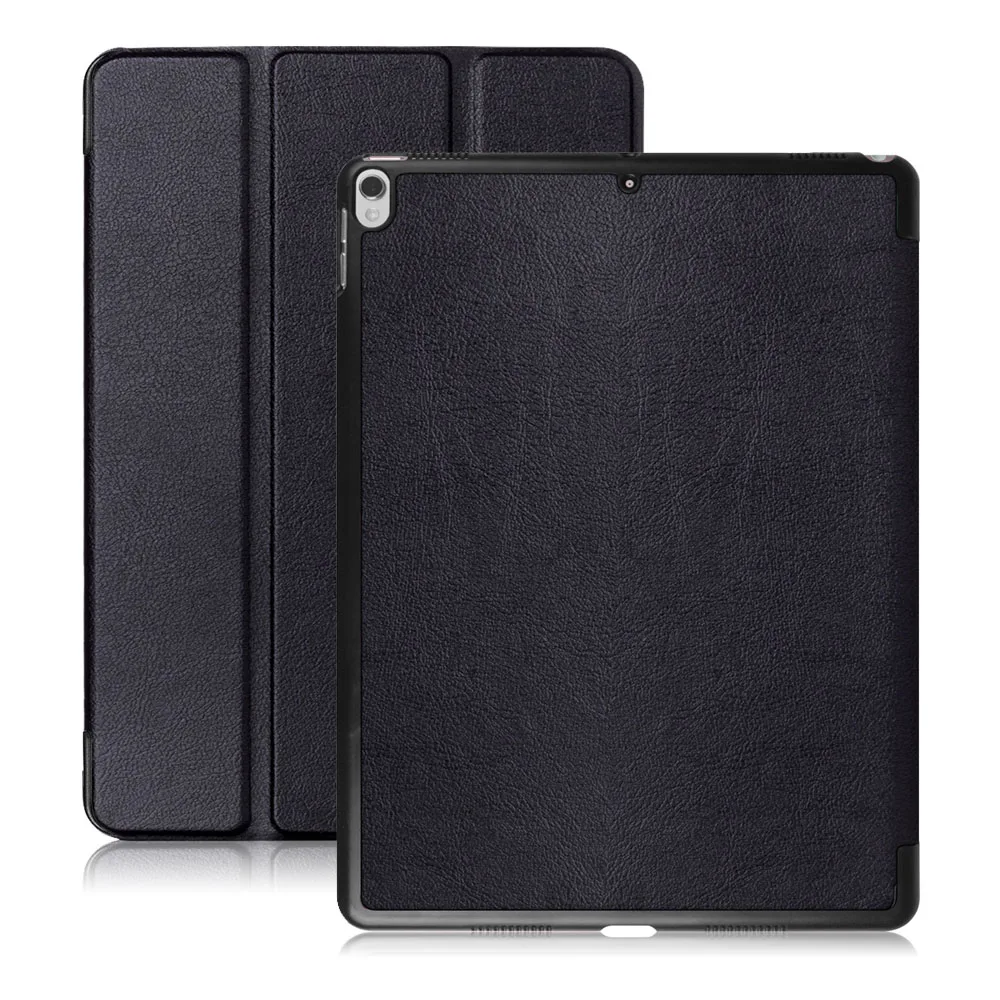Ultraslim smart cover primeru za 2017 Novi Apple iPad Pro 10.5 palčni A1701 A1709 pu usnje knjiga pokrovček z Trifold Stojalo spanja