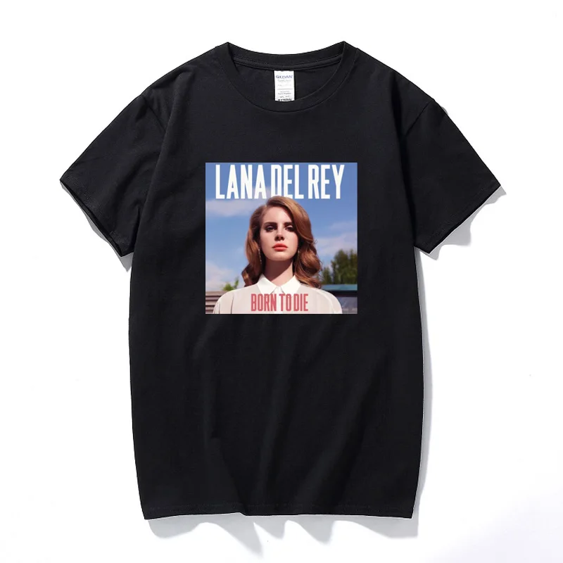 Unisex majica Lana Del Rey, Rojen Umrl Natisnjeni T-majice Poletje Moda Ulične majica s kratkimi rokavi za moškega, ženske, Bombaž Tshirt