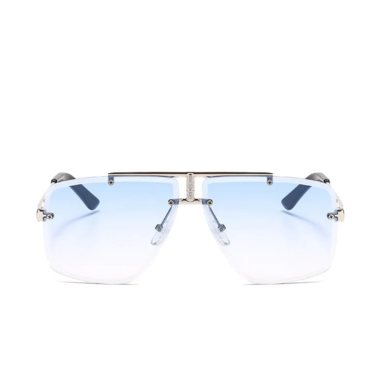 Unisex Modna 2020 Novih Moških Kvadratnih sončna Očala Ženske Ogledalo Srebrni Odtenki Letnik blagovne Znamke Trend Prevelik sončna Očala Za Ženske