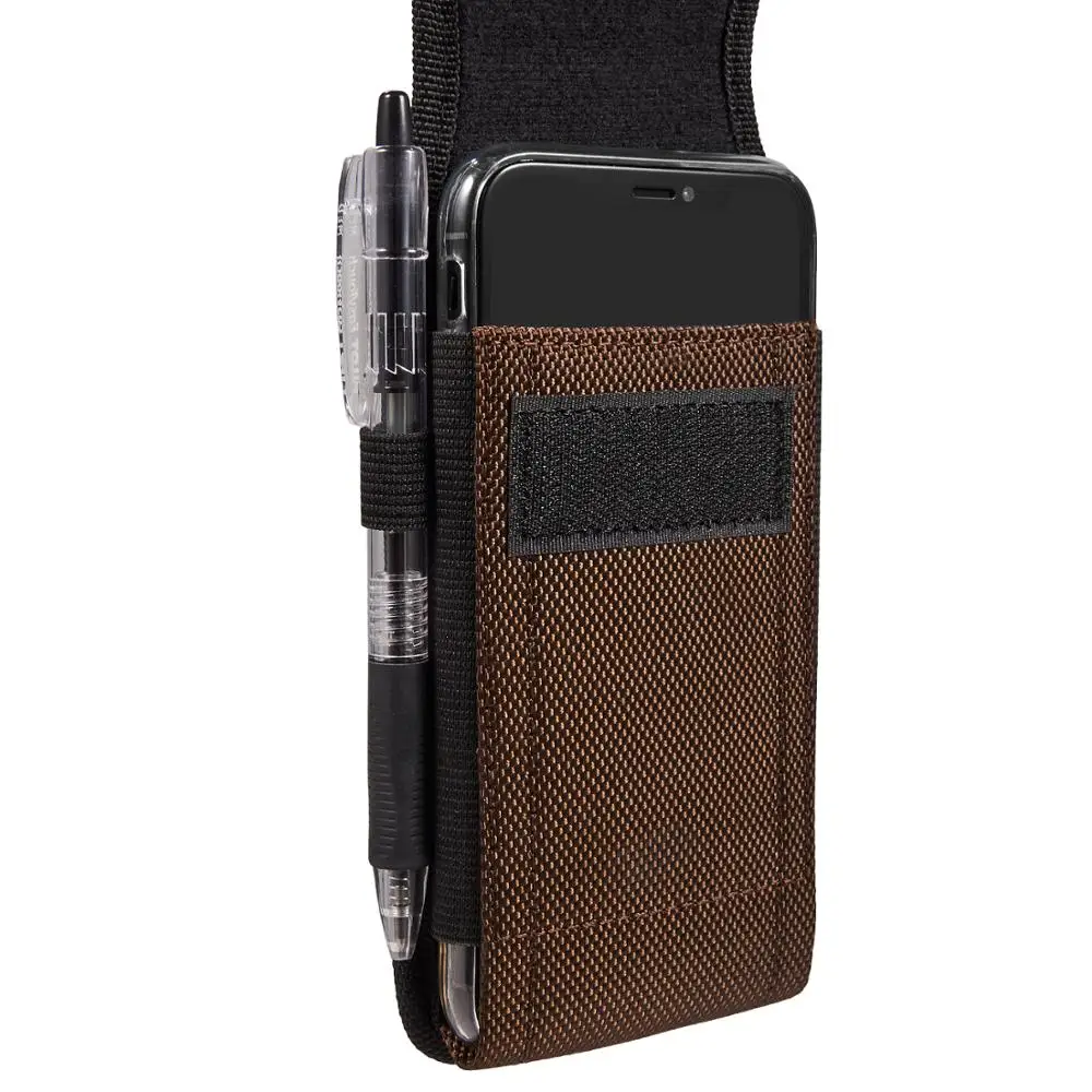 Univerzalni 5.1 palčni denarnico, telefon primeru Pasom kavljem visi zanke pasu mobilni telefon kritje Velcro torbica za pametni telefon varstvo hoder