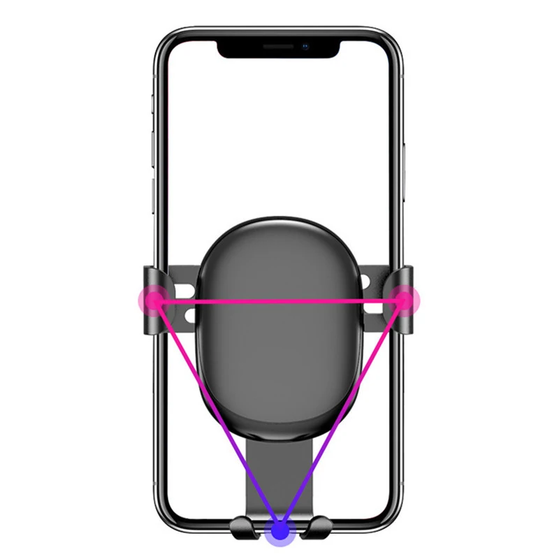 Univerzalni Avto, Mobilni Telefon Težo Enakomerno Nosilec Ne Magnetno Držalo Zraka Vent Gori Stojalo za iPhone Huawei Xiaomi Dodatki