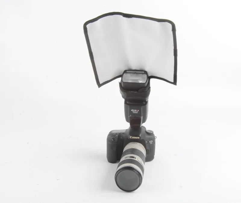 Univerzalni krpo Flash Svetlobe Zložljive Reflektor Snoot žarek Softbox Difuzor Krivilec Cevi za Canon, Nikon Yongnuo pentax flashgun