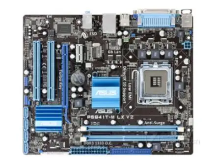 Uporablja Asus P5G41T-M LX V2 Desktop Motherboard G41 Socket LGA 775 Q8200 Q8300 8G DDR3 UEFI BIOS