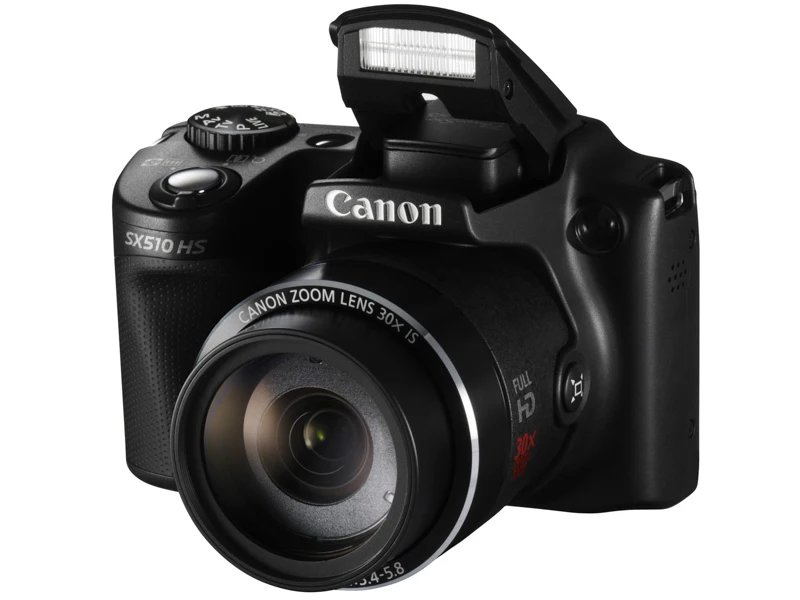 UPORABLJAJO CANON Digitalni FOTOAPARAT POWER_SHOT SX510 HS 12.1 MP WIFI JE 30x Optični Zoom + 8GB Memory Card