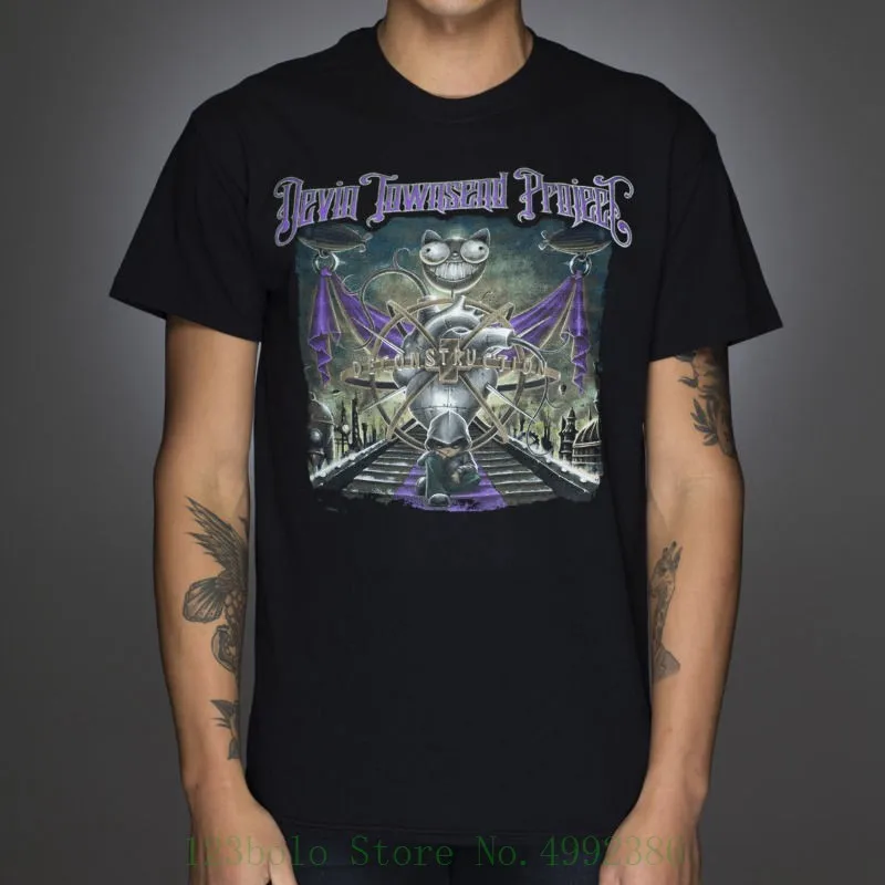 Uradni Devin Townsend Project Dekonstrukcija T Shirt Novo Licenco Band Merch Nova Moda, moška T-Shirt majica