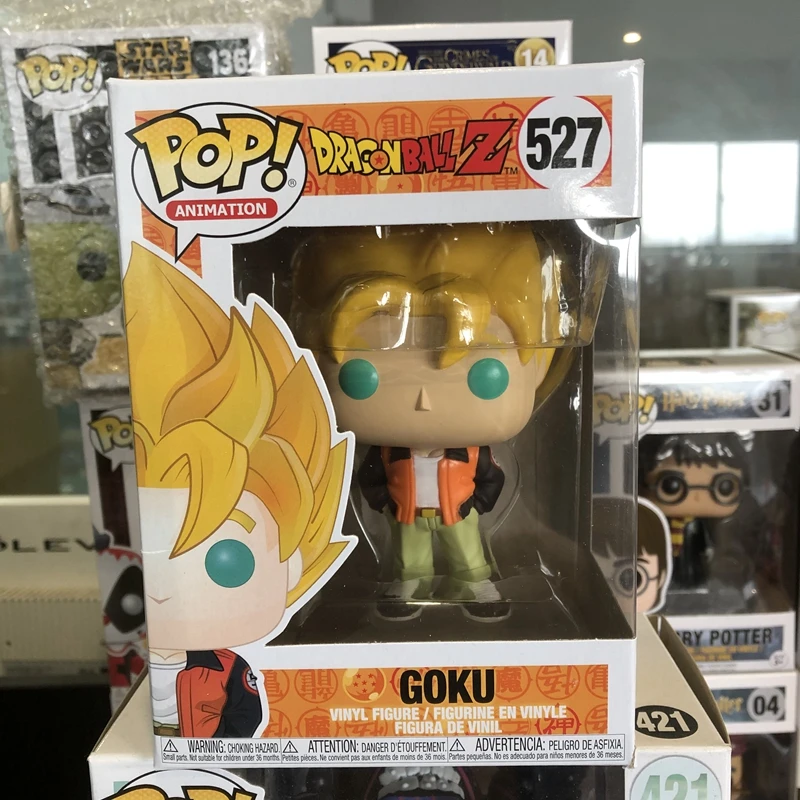 Uradni Funko pop Obdelava: Dragon Ball Z - Priložnostne Goku #527 Vinil Dejanje Slika Zbirateljske Model Igrače z Original Škatlo