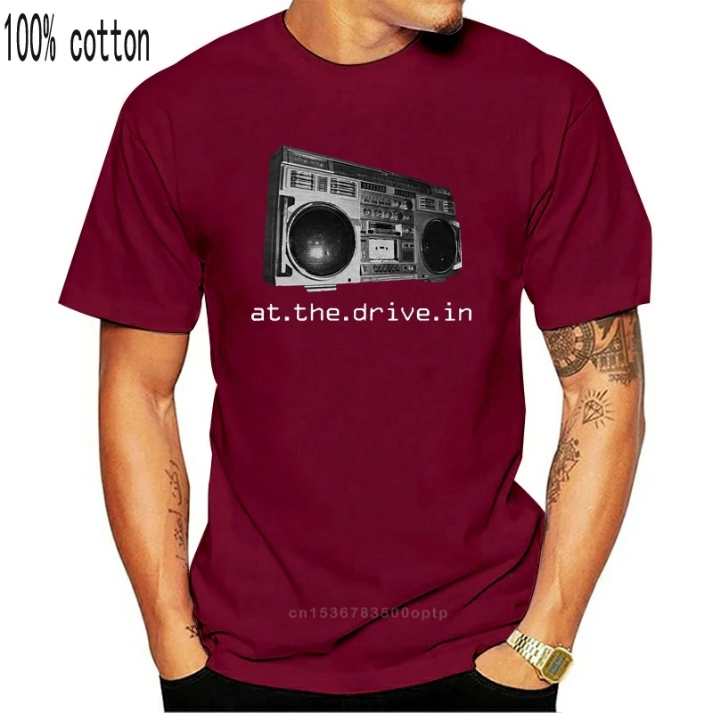 Uradnik Na Drive-V Boombox T-Shirt Odnos Ukaz Nova Merch T Shirt za Moške/Fant Kratek Rokav Kul Tees