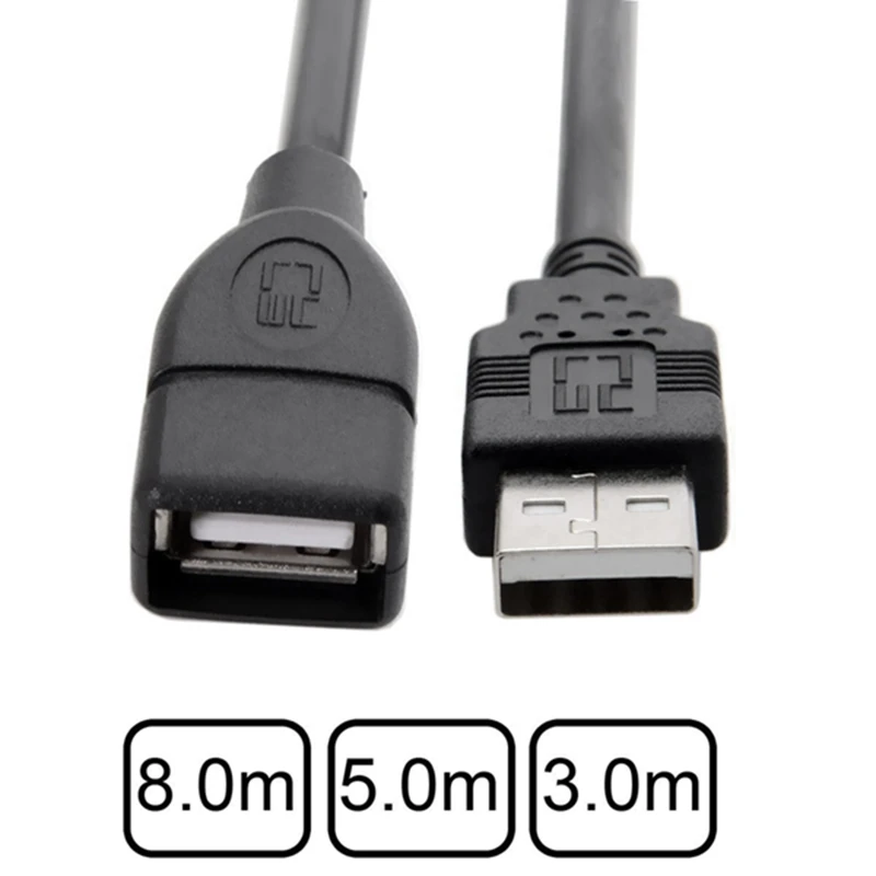 USB 2.0 Podaljšek - A-Moški do Ženske 9.8 Noge (3 Metrov)