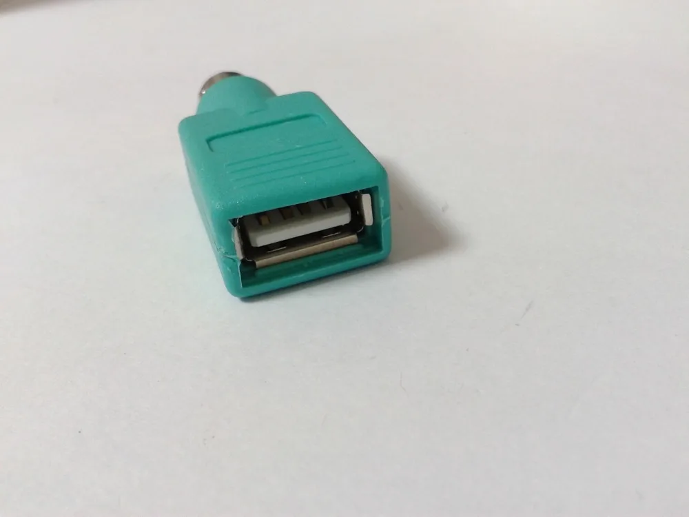 USB 2.0 ŽENSKI jack ADAPTER za KABEL VODI-PS2 6 PINSKI MINI DIN priključek Novo