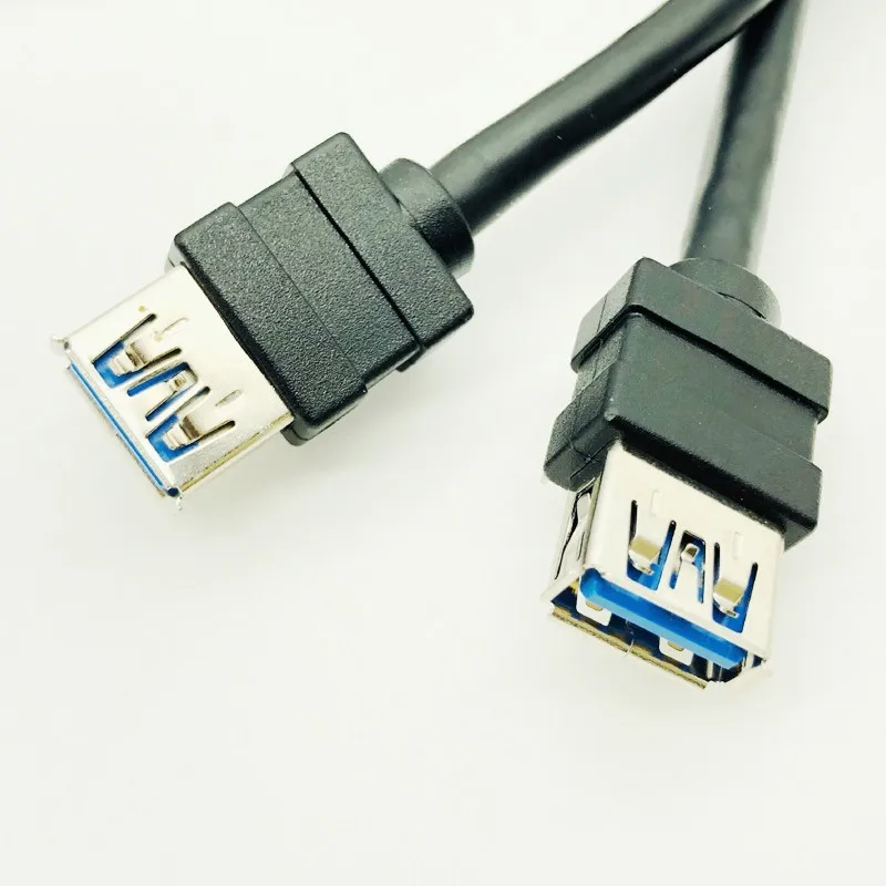 USB 3.0 Spredaj Plošča Kabel USB v Priključek USB Kabel, USB 3.0 za Visoke Hitrosti 20-pin za Dvojna Vrata USB3.0 Središče s Fiksno Stopala za PC Računalnik