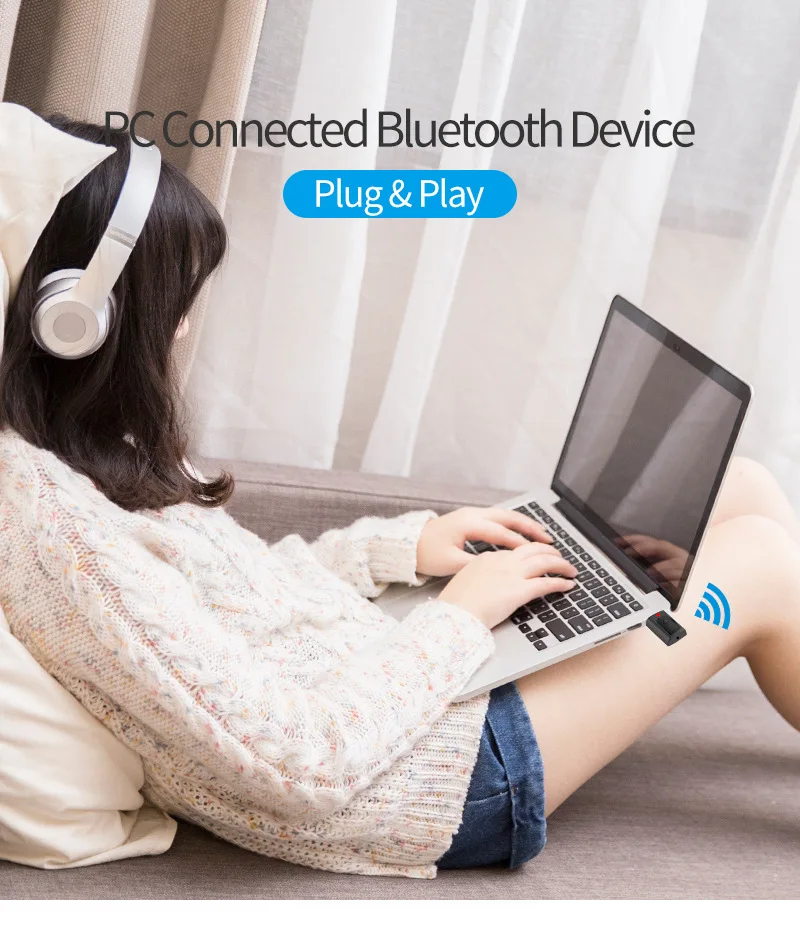 USB Bluetooth 5.0 Oddajnik Sprejemnik Brezžični Adapter Stereo Audio 3,5 mm Aux Vtičnica za adapter Za TV Komplet Z Nadzorom Gumb