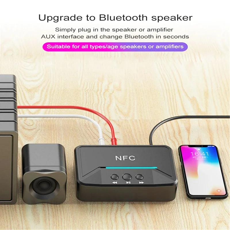 USB-BT200 Bluetooth Sprejemnik,Bluetooth Audio (zvok Bluetooth Adapter Podpira NFC Kitajska Brezkontaktne Windows Brezžični Bralnik NFC