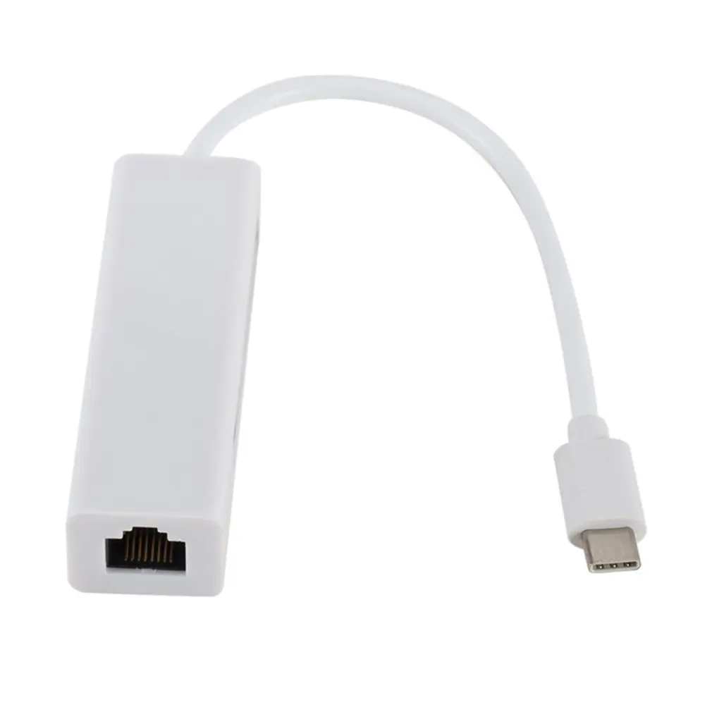 USB-C Ethernet Adapter 3 USB C Središče za Ethernet RJ45 Lan mrežno Kartico Gigabit Internet za Macbook Pro Air Tip C Hub