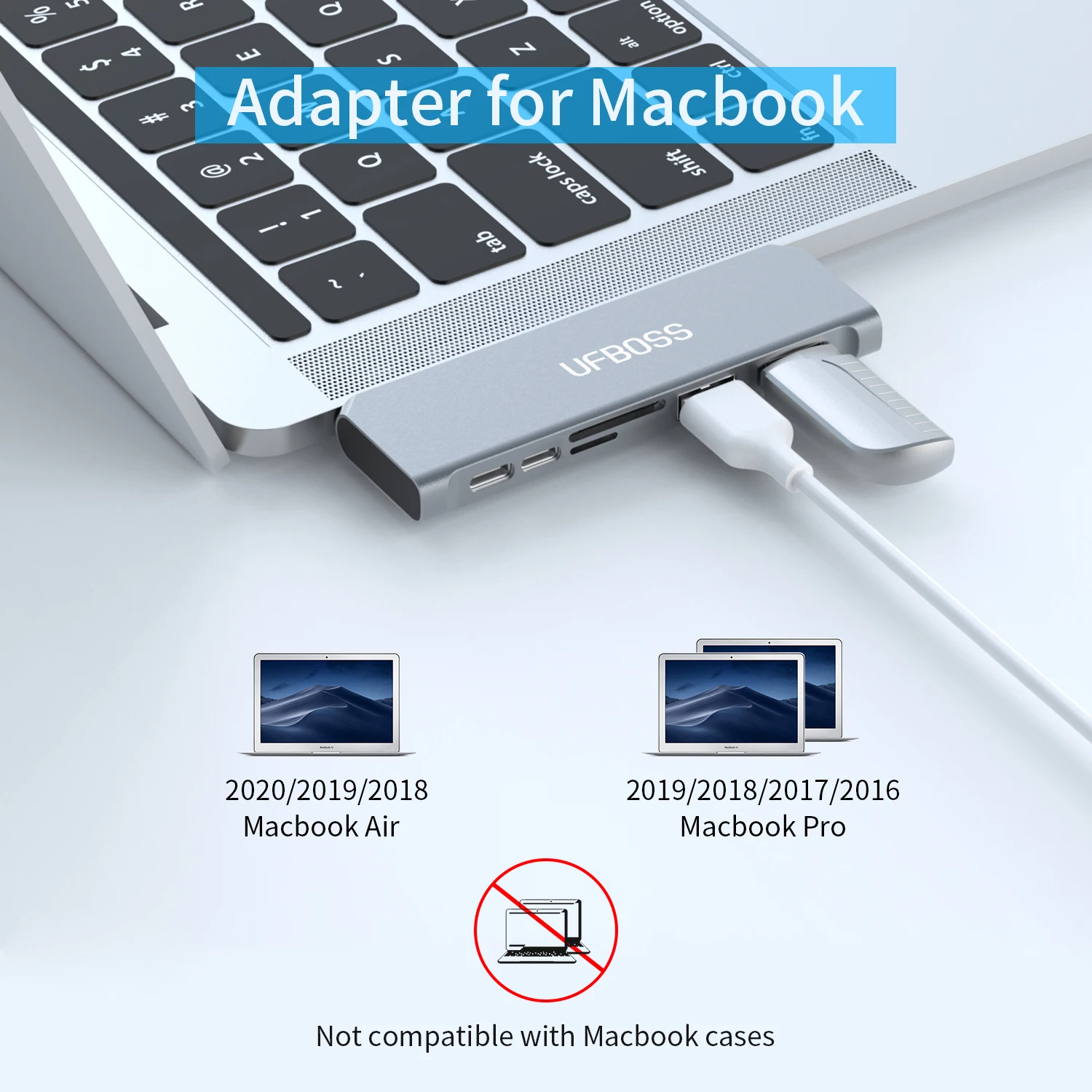 USB C HUB Dvojno Tip C za Multi USB 3.0 HUB Adapter USB-C 3.1 za Ločevanje Vrata Za MacBook Pro/Zrak HUAWEI Matebook 2020