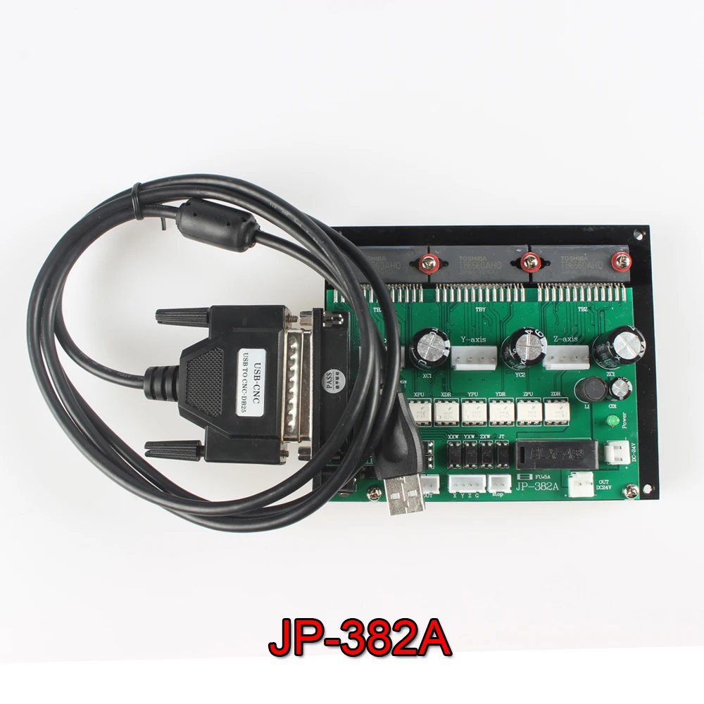 USB CNC 3 Osi Most Motornih JP-382A Krmilnika Pogona Odbor Koračnih Modul za Mini CNC 3040 Les CNC Stroja Proizvajalca Suppli