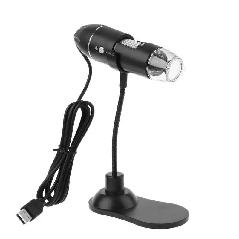 USB Digitalni Mikroskop 8 LED 1000X Elektronski Endoskop Zoom Fotoaparat Lupo prinaša dobička Stojalo Držalo