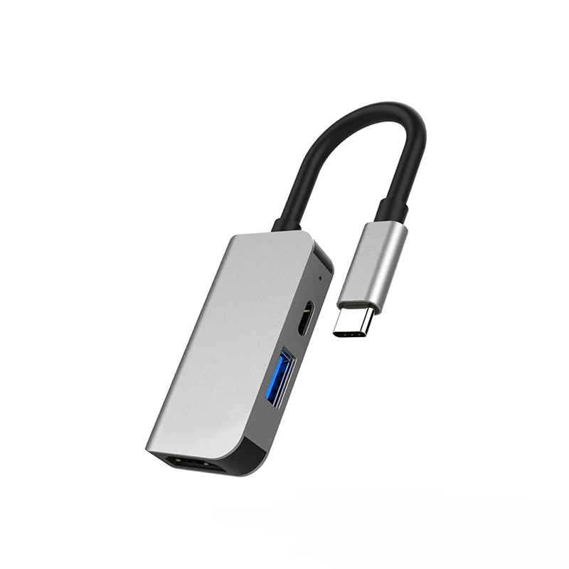 USB HUB C SREDIŠČE za Multi USB 3.0, HDMI Adapter 87W Hitro Polnjenje Adapter za MacBook Pro Tip C 3.0 Splitter 3 Vrata USB C HUB