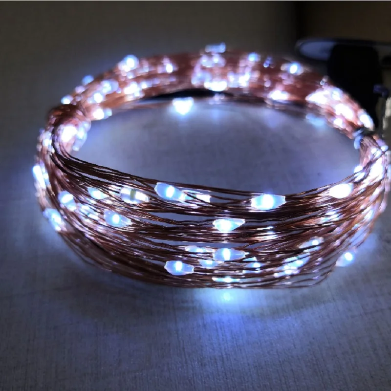 USB LED 5M 10M lučka garland bakrene žice prilagodljiv lučka praznični Božični okraski, svetlobni niz naslonjač dekoracijo svetlobe