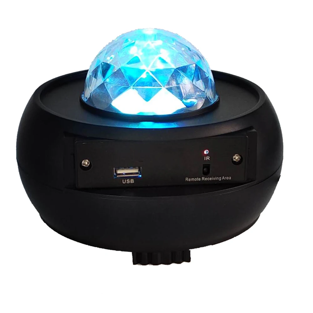 USB LED Star Noč Lahka Glasba Zvezdnato Vodni Val LED Projektor Svetlobe BT Projektor Zvok-Vključi Projektor Svetlobe Dekor