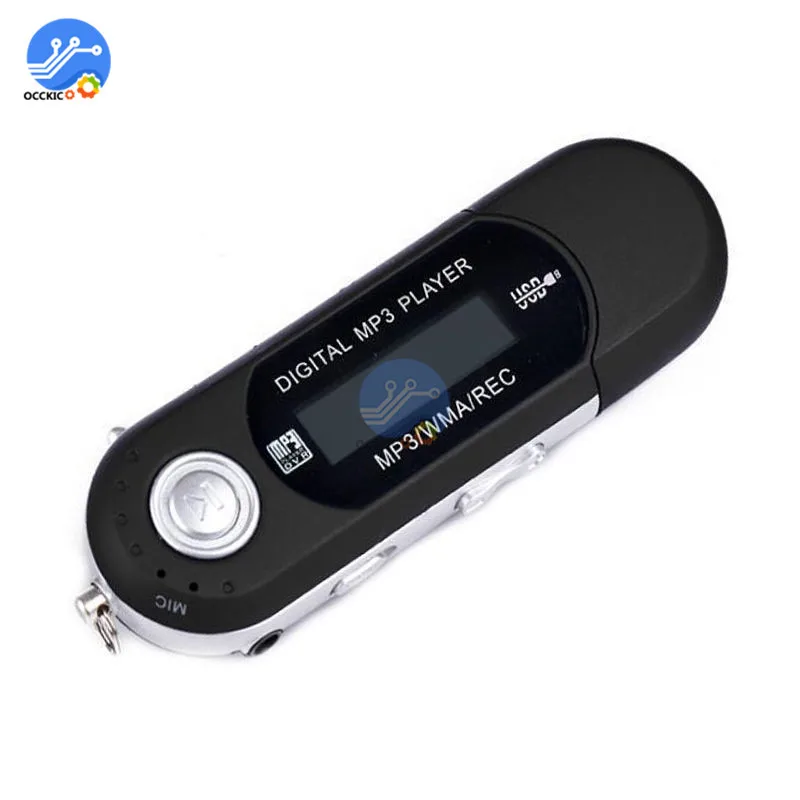USB MP3 Predvajalnik Digitalni LCD Zaslon Podporo 32GB TF Kartice FM Radio, Glasba, HI-fi Predvajalnik Reproductor Lecteur MP3 Naključno Barvo