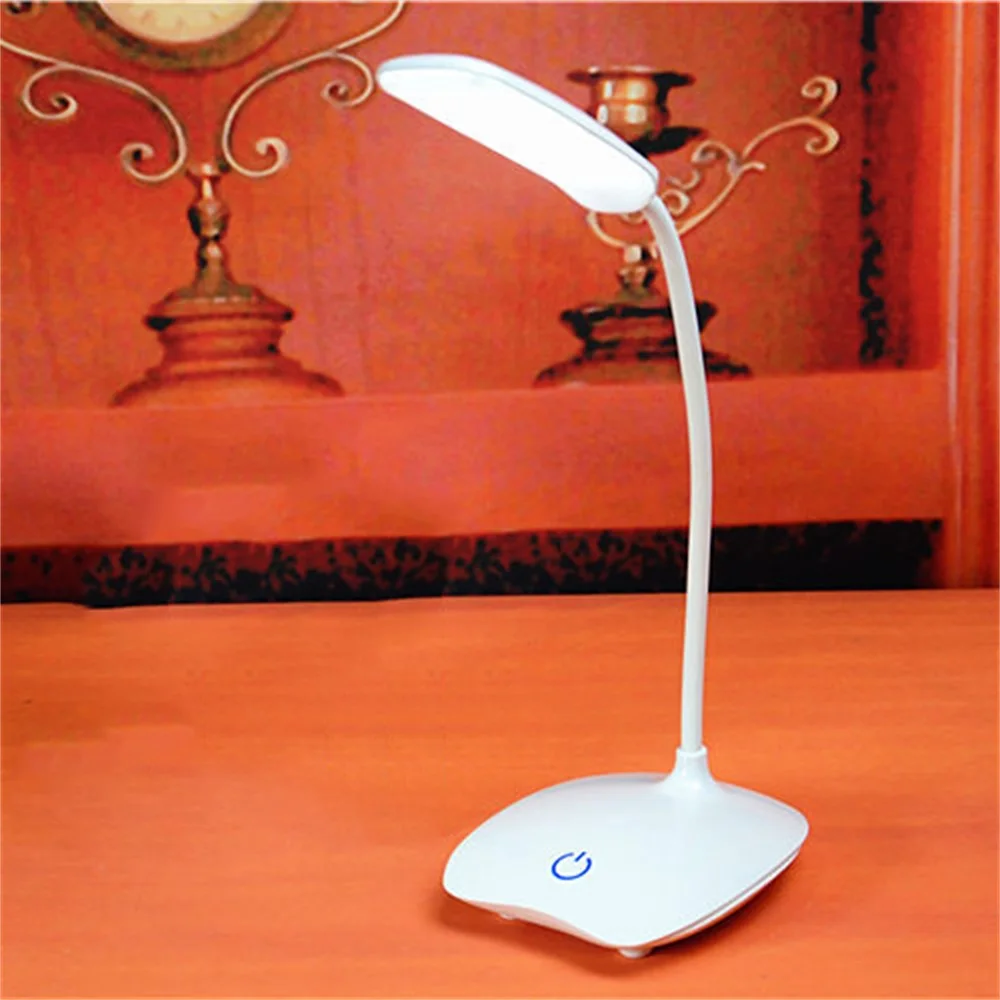 USB Polnilne LED Mize namizne Svetilke Nastavljiva intenzivnost Branje Light Touch Stikalo za Namizne Svetilke Polnjenje Nočna Lučka