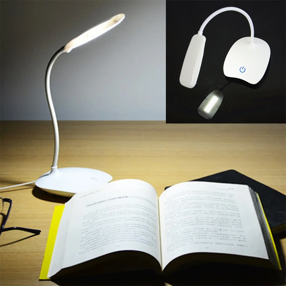 USB Polnilne LED Mize namizne Svetilke Nastavljiva intenzivnost Branje Light Touch Stikalo za Namizne Svetilke Polnjenje Nočna Lučka
