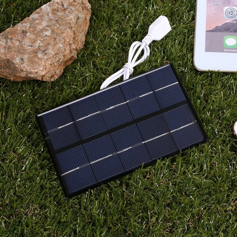 USB solarnimi Prostem 5W 5V Prenosni Solarni Polnilec v Podoknu za Plezanje Hitro Polnilnik Polysilicon Potovanja DIY Solarni Generator Polnilnik