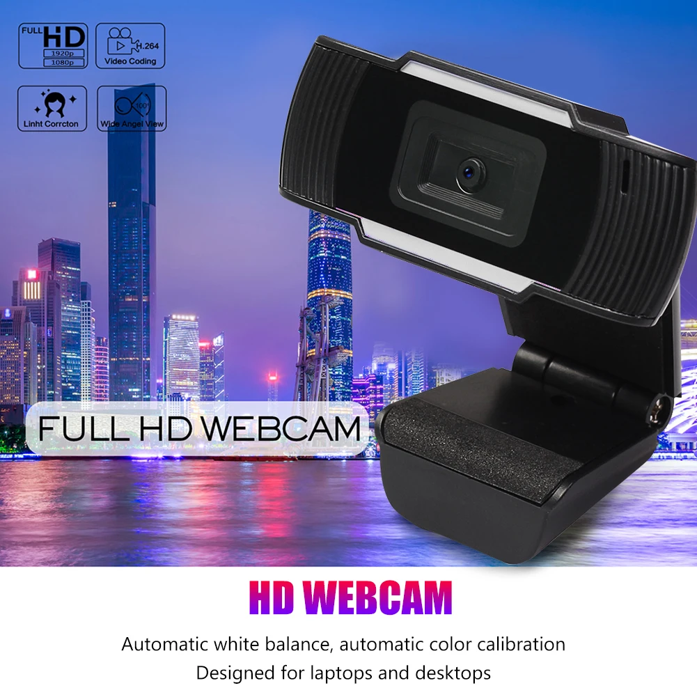 USB2.0 Webcam 1080P hd Spletna kamera z Mikrofonom, Računalnik, Spletne Kamere v Živo na Spletu веб камера