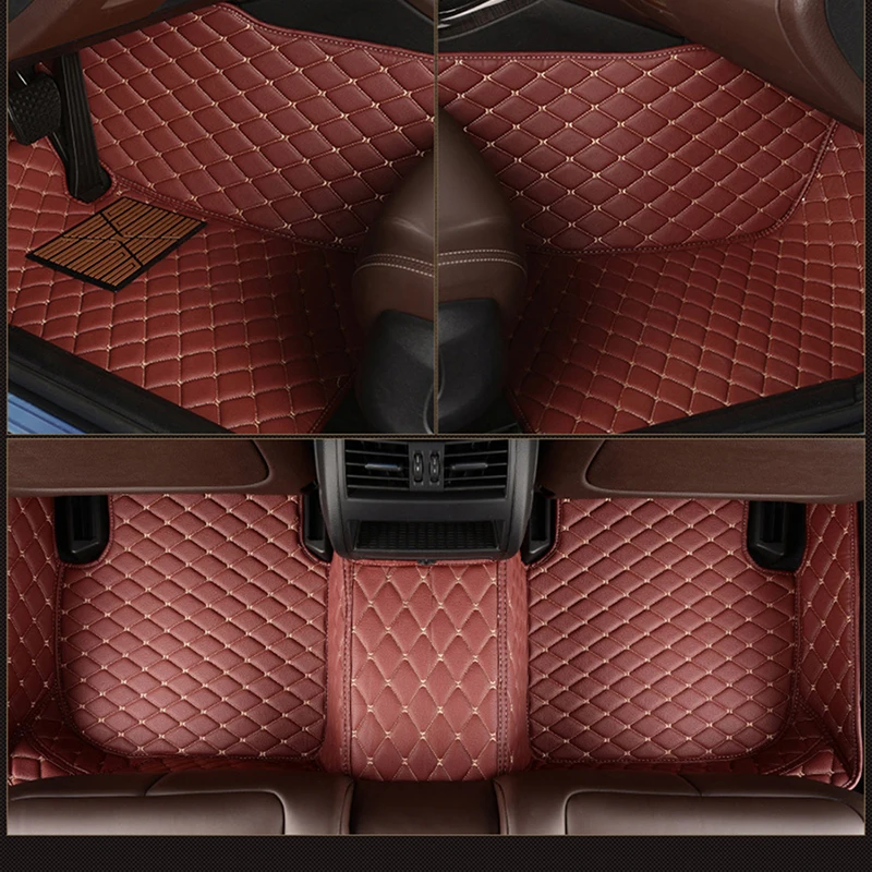 Usnje po Meri avtomobila talna obloga za VW Tiguan TOUAREG Touran Atlas GOL Caravelle Sharan variant preprogo avto dodatki